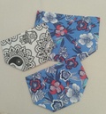 TEXTIL LIENZO ORGANIZADOR BOLSA 15x20cm ESTAMPADA
