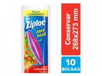 ZIPLOC BOLSA CONSERVA GRANDE 10u