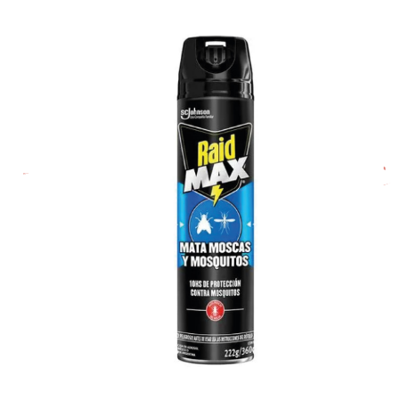 RAID AEROSOL MOSCAS Y MOSQUITOS MAX DA 360cc