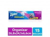ZIPLOC BOLSA ORGANIZAR GRANDE 15unid
