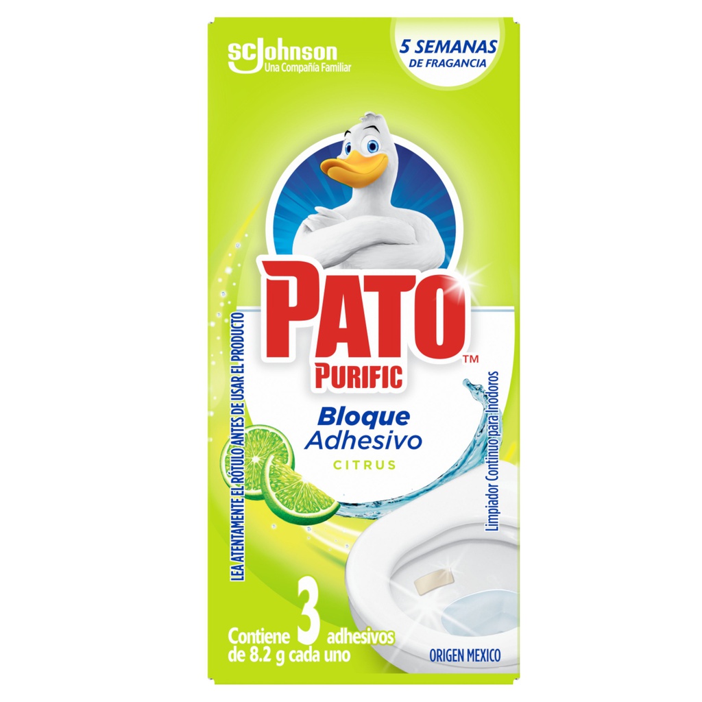PATO BLOQUE ADHESIVO CITRUS x3