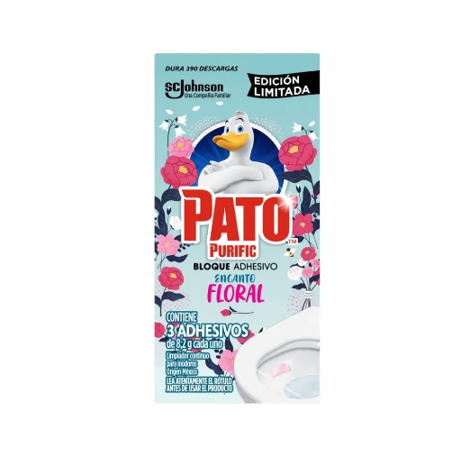 PATO BLOQUE ADHESIVO ENCANTO FLORAL x3 unid