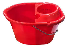 BALDE C/ ESCURRIDOR 16LT MANIJA METAL PREMIUN