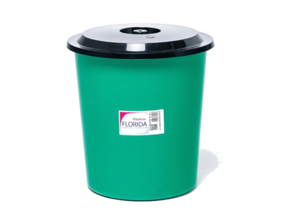 CESTO RESIDUO CON TAPA 12Lts