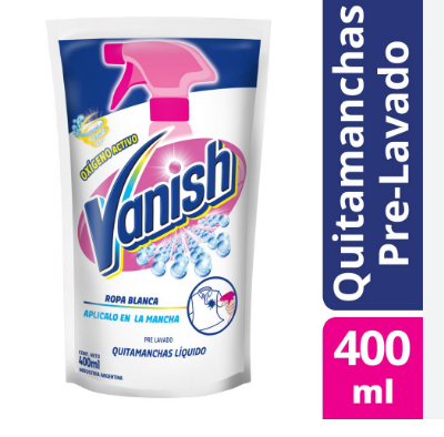 VANISH WHITE QUITAMANCHA DOY PACK 400ml