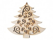 ARBOL / PINO CALADO PLACA 21cm