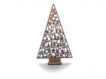 ARBOL NAVIDAD LETRAS CON BASE 32cm 5mm