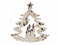 ARBOL NAVIDAD CON VELAS x10cm 3mm