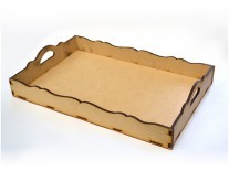 BANDEJA RECTANGULAR C/ONDAS (24x35) 5mm