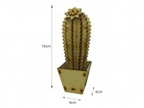 CACTUS CON MACETA N1 15cm 3mm