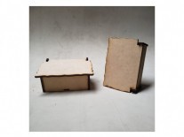 CAJA TAPA REBATIBLE RECTANGULAR (12x17x7) ONDA