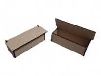 CAJAS RECTANGULAR (10x28x9) TAPA REBATIBLE LISA