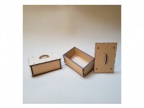 CAJAS RECTANGULAR(13x21x8) CON MANIJA LISA