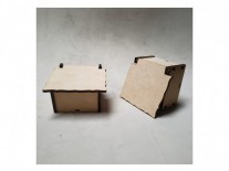CAJAS TAPA REBATIBLE  (12X12X7) CON ONDA