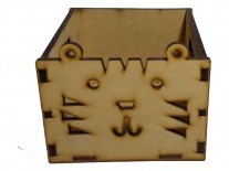CAJON ANIM/TIGRE (15x15x18cm) 5mm