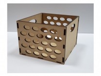 CAJON BURBUJAS 21x21x15cm - 5mm