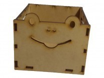 CAJON SOUVENIR ANIMALES RANA (9x10x10cm)