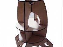 CENTRO MESA COHETE (35X60CM) 5mm