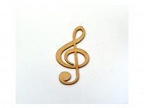 CLAVE DE SOL 20cm 3mm