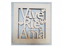 CUADRO VIVE RIE AMA