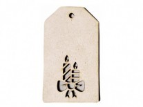 ETIQUETAS NAVIDAD VELAS 5x9cm 3mm