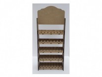 EXHIBIDOR PARA 120 ACRILICOS MDF 30x74cm