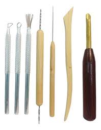 HERRAMIENTAS PARA CERAMICA PORCELANA x 7un