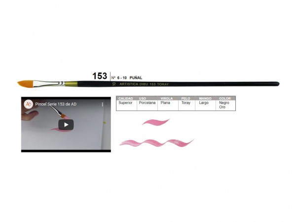 PINCEL AD DIENTE DE SABLE P153/06 P SINT