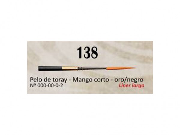 PINCEL AD LINNER S138 N0 PELO LARGO SINT