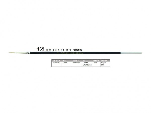 PINCEL AD REDONDO S169/01 CERDA M LARGO