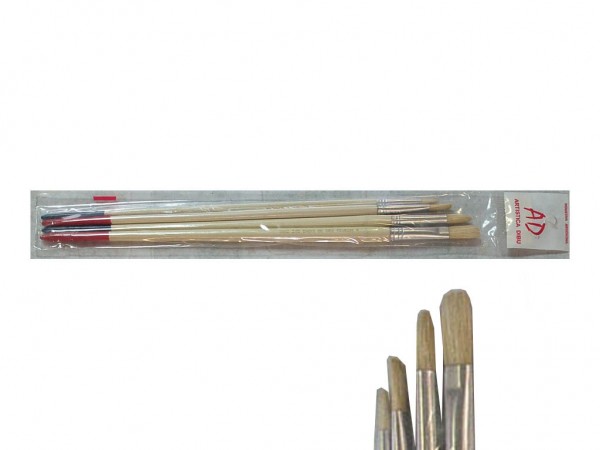 SET PINCELES D x4 CHT/RED CERDA