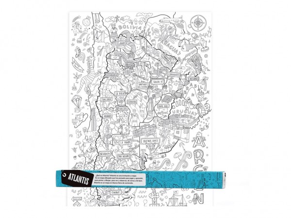 MAPAS DE ARGENTINA 70x100cm