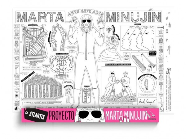 MAPAS MARTA MINUJIN C/MARCADORES 70x100
