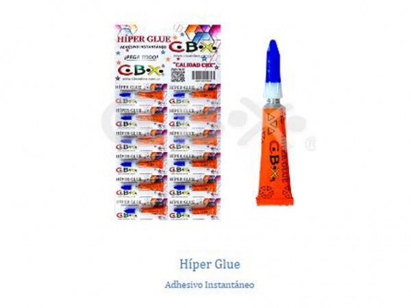 ADHESIVO INSTANTANEO x3g HIPER GLUE CBX