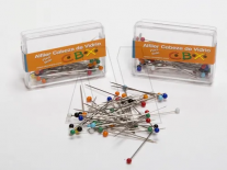 ALFILERES CABEZA VIDRIO CAJAS x50 unid