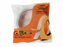 CINTAS DOBLE FAZ CBX 24mmx10mt