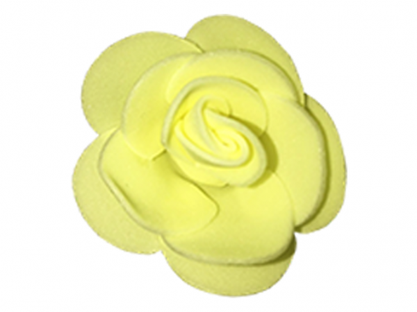 FLOR GOMA EVA 3cm 16/AMARILLAS 72und
