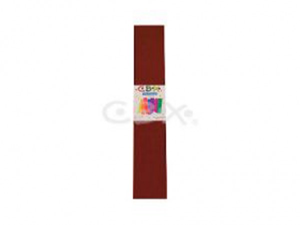 PAPEL CREPE COM MARRON 2mx50cm