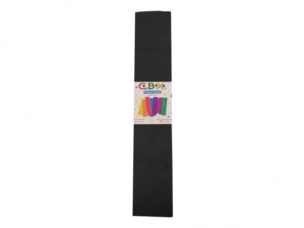 PAPEL CREPE COM NEGRO 2mx50cm