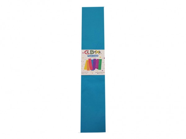 PAPEL CREPE COM TURQUESA 2mx50cm