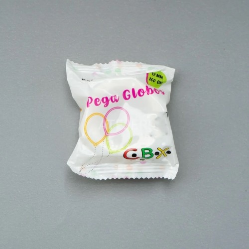 SILICONA BOTON ADHESIVO 12mm 100 unid