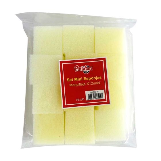 ESPONJAS MINI x12 3cm 3cm 2cm G ESPUMA