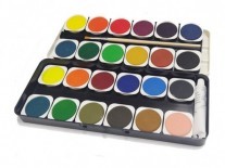 ACUARELAS x24 PASTILLAS 1 POMO/1 PINCEL
