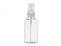 BOTELLA PVC TRANSPARENTE 60cc boca24mm