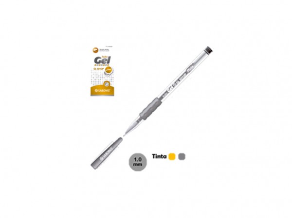 LAPICERA SABONIS GEL METALIZADO PLATA