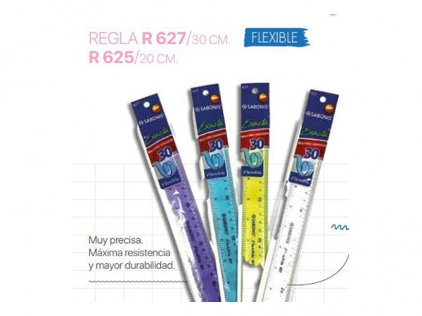 REGLA FLEXIBLE x30cm SABONIS