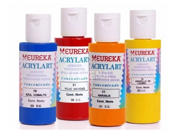 ACRILICOS EUREKA 28/ROJO INDIO 60cc