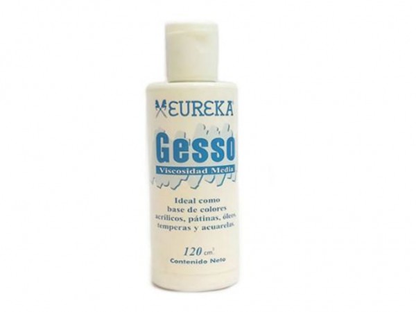 GESSO EUREKA BLANCO VIZCOS MEDIA 120cc