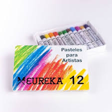 TIZA PASTELES EUREKA x12 COLORES SURTIDO