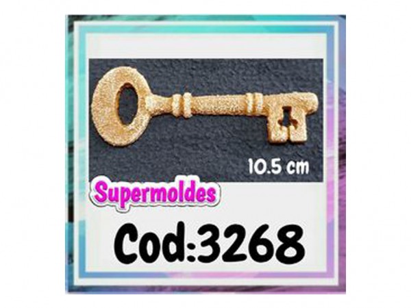 MOLDES RESINA LLAVE 10.5cm EFEC OXIDO